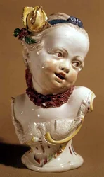 Busto de una niña de Nymphenberg, c.1761